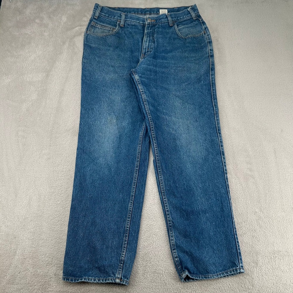 Vintage Inc Mens Baggy Jeans 36 Blue Preowned Made in USA Denim